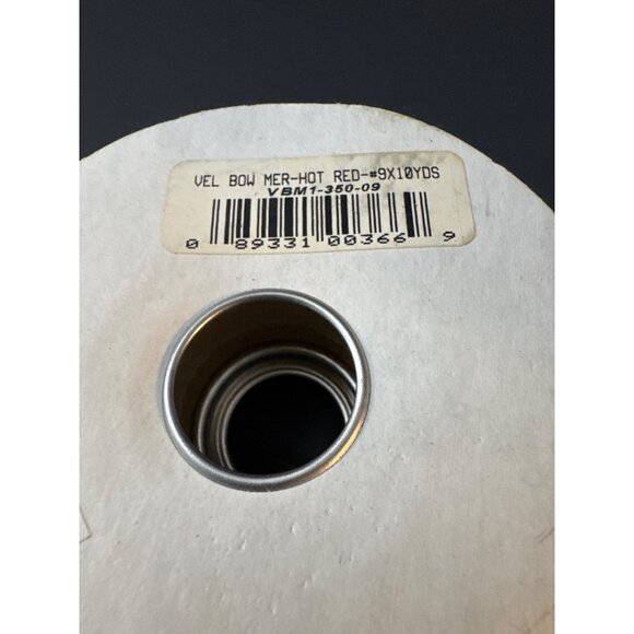 3 spools Red Wired Ribbon Assorted - Picture 3 of 3